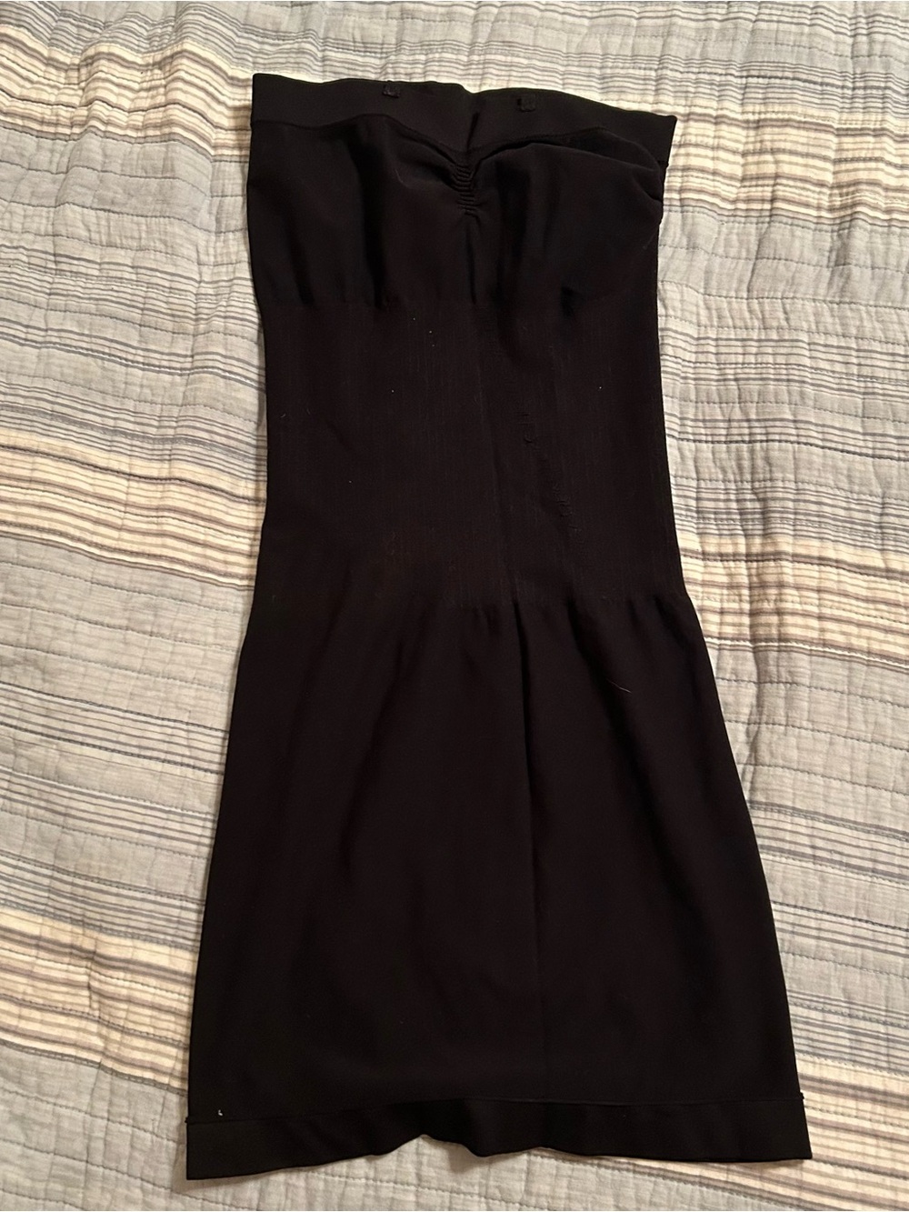 Strapless Black Mini Dress - Sleek Evening Style